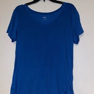 Blue tee